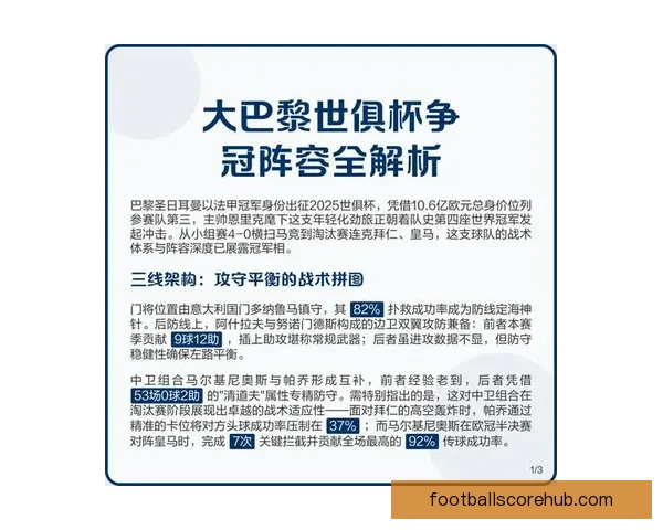 法甲争冠形势解析巴黎领先优势能否持续